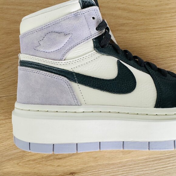 ❤️Air Jordan 1 Elevate Hi Titanium Womens Shoes Platform 8.5 Purple DN3253-500❤️ - Picture 9 of 13